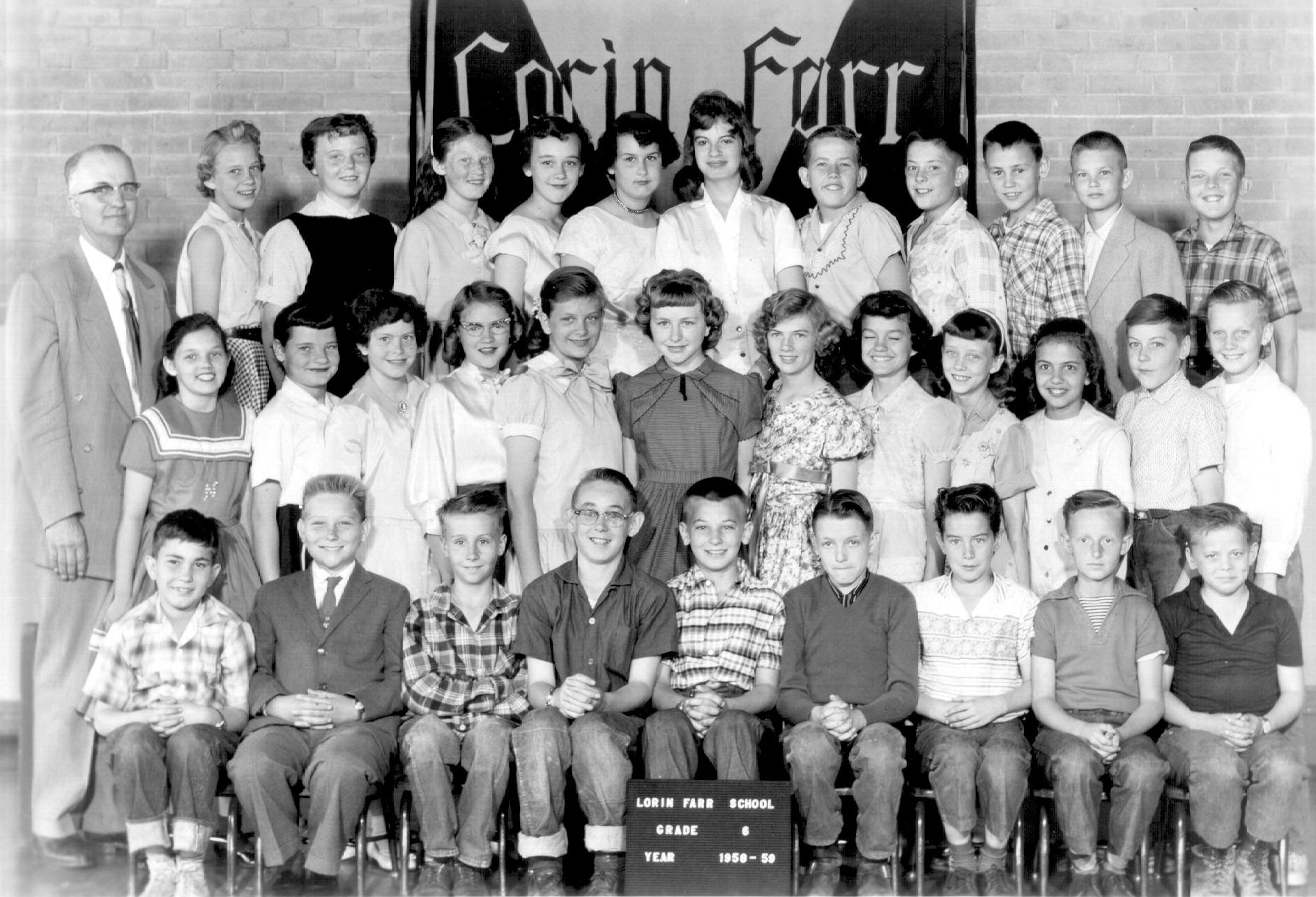 Sixth grade '57 - '58