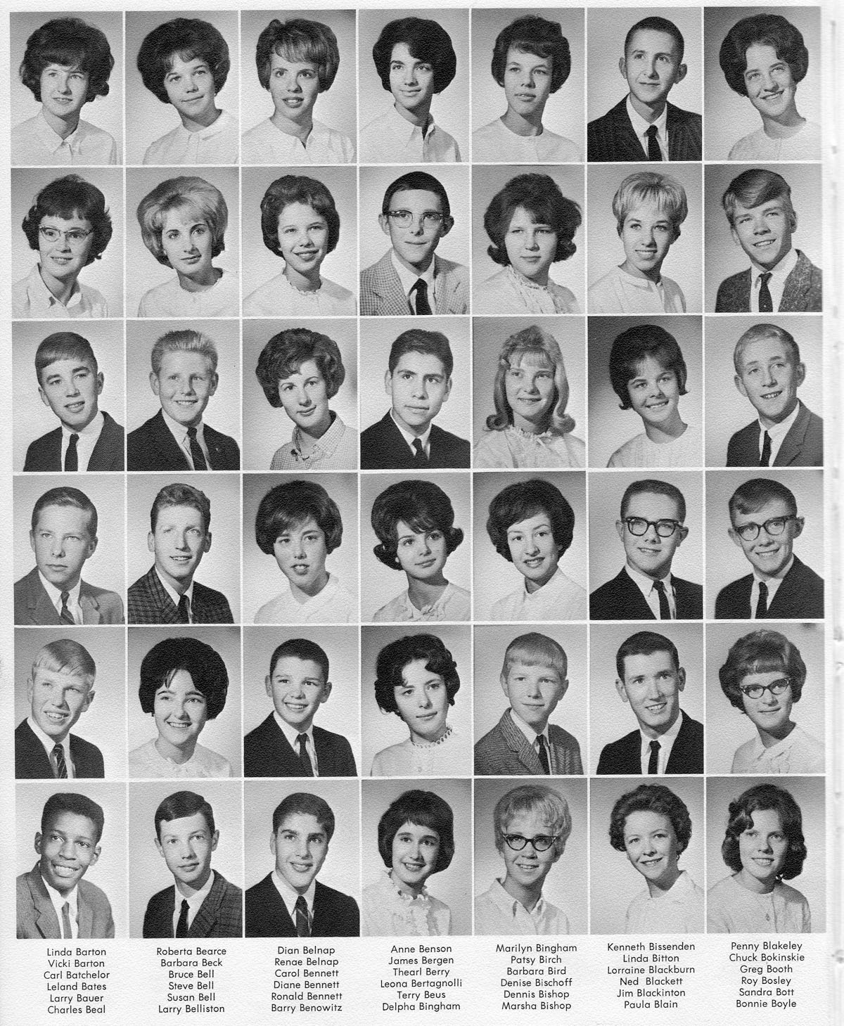 OHS Class of 1965 - Barton to Boyle-Bonnie