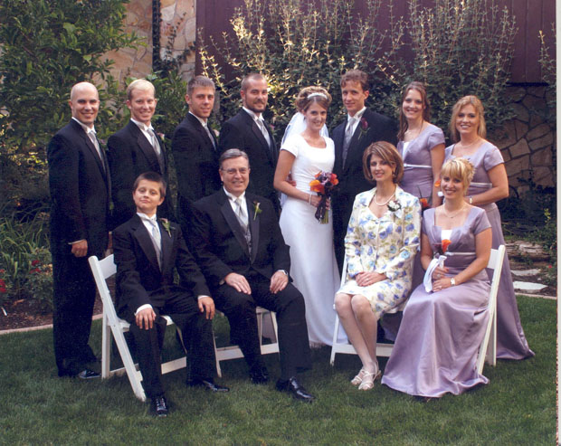 Vestell's daughter's (Candice) wedding